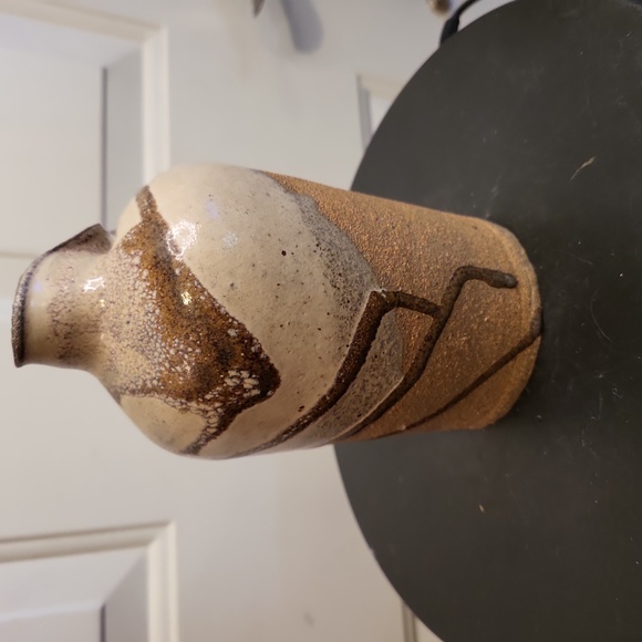 Signed Wabisabi Studio Ceramic Mid-century Modern Vase 6.5" - Picture 3 of 9